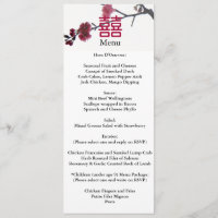 Menú de Doble Felicidad de Sakura que da la bienve