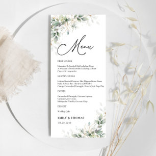Menú de ducha Eucalyptus Gold Bridal