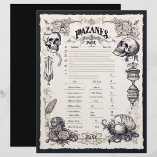 Menú de Fantasía Pirata