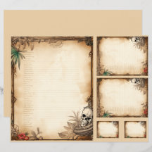 Menú de fantasía pirata