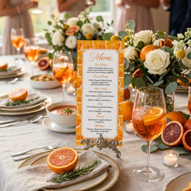 Menú de Fiesta de Citrus Aperol Spritz (Subido por el creador)