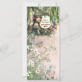 Menú de hadas encantadas - Colección Moss & Moonli