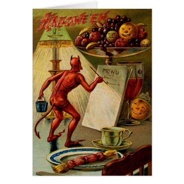Menú de Halloween (Frente)