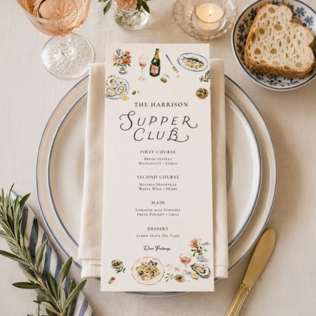 Menú de la fiesta de cena del club de cena caprich (Subido por el creador)