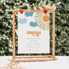 Menú de la Fiesta del Sol Impreso