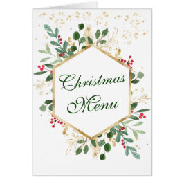 Menú de Navidades de Bodas de Berry Rojo Foliage G