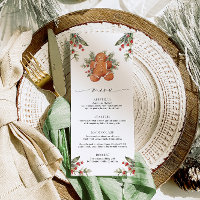 Menú de Navidades de pan de jengibre