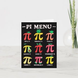 Menú De Pie Gracioso Pi Day Pi 3.14 Math Teacher P