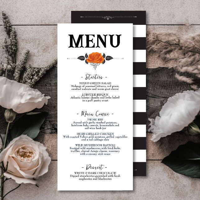 Menú de placa plana Rosa de Halloween de todas las (Subido por el creador)