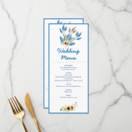 Menú de recepción de bodas