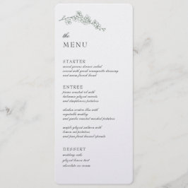 Menú de recepción de bodas