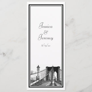 Menú de Recepción del Puente de Brooklyn del Horiz