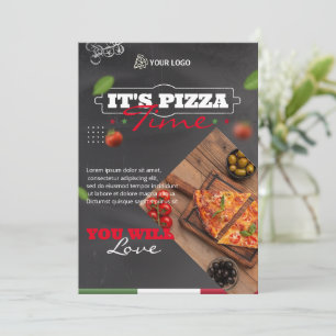 menú de restaurante de pizza italiana, Menú de amo