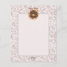 Menú de utensilios de cocina marrón