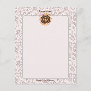 Menú de utensilios de cocina marrón