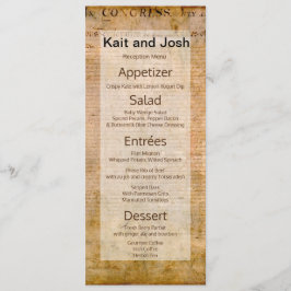 Menú Declaración de Independencia 📜 los viejos pergami