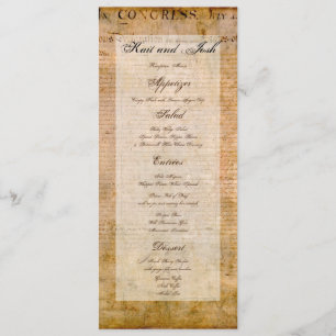 Menú Declaración de Independencia 📜 Parchmen Histórico