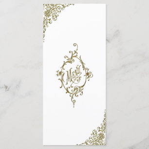 Menú del diseño del Victorian