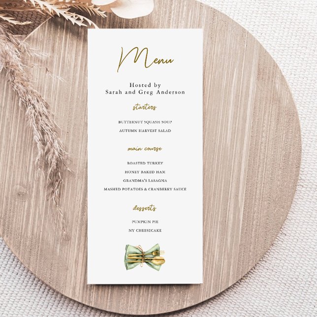 Menú Día de Acción de Gracias (Subido por el creador)