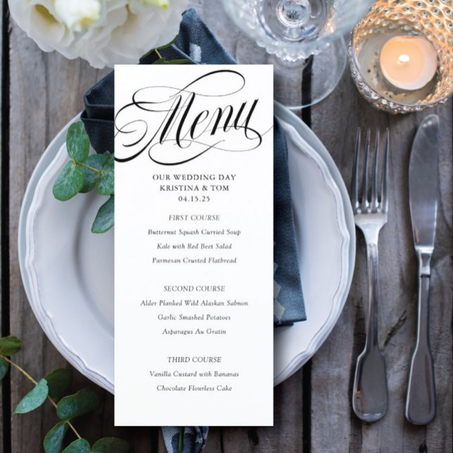 Menú Día de boda de guiones (Subido por el creador)