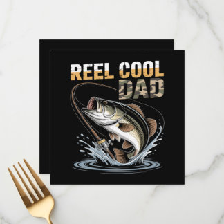Menú Día del Padre Divertido Pesca Amantes del Pescador