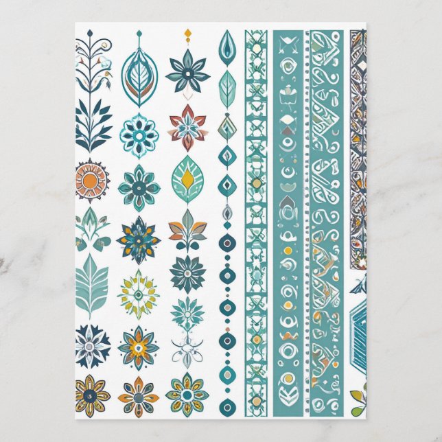 Menú diseño asombroso (Anverso)