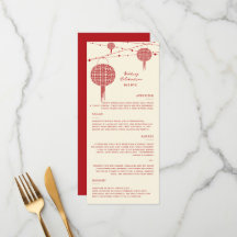 Doble Felicidad Faroles Rojos Chic Boda China