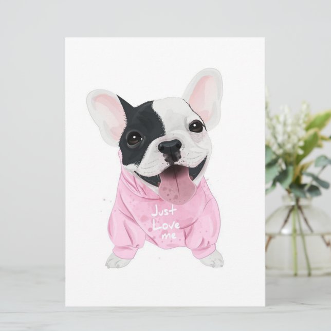 Menú Dog Lovers | Ama Solo, Perro Amor (Anverso de pie)