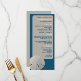 Menú Dólar de arena, Boda de Playa Azul del Océano