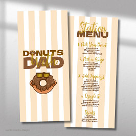 Menú Donas de Chocolate con Papá Celebración del Día de