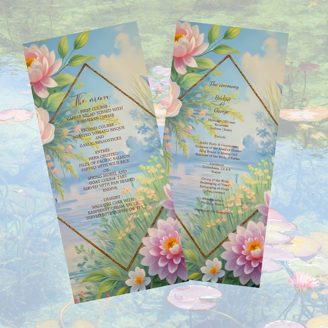 Menú Dreamy Lakeside Garden Wedding (Subido por el creador)