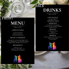 🌈 MENU + DRINKS Purrfectly Yours: A Rainbow Love 