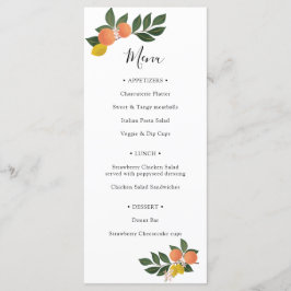 Menú Ducha citral principal de la congelación de lémone