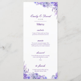 Menú Editable Menu, Wedding Menu, Baby Shower, Bridal