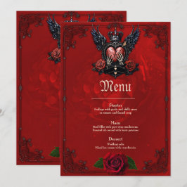 Menú El Corazón Arañado: Un Epos Gótico.