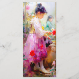 Menú El marcador de belleza de las flores