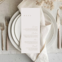 Elegant Modern Ivory & Beige Wedding