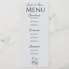 menú elegante