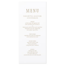 Elegante Boda blanco sencillo y moderno