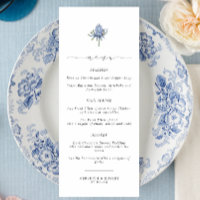 Elegante Boda de guión de guiño azul