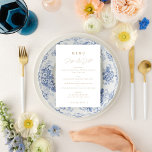 Menú Elegante Boda de oro de guión Minimalista<br><div class="desc">Completamente personalizable,  este elegante menú boda incluye fuentes elegantes. Parte de una colección.</div>