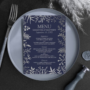 Menú Elegante colección de Bodas florales de la Marina 