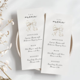 Menú Elegante, está atando la ducha de novias Knot Bow