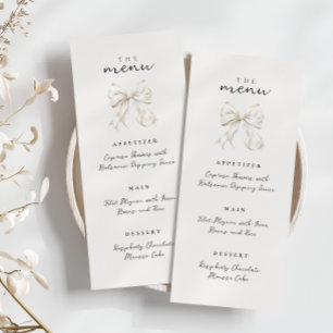 Menú Elegante, está atando la ducha de novias Knot Bow