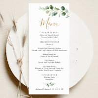 Elegante Eucalyptus Greenery Boda
