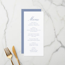 Elegante Monograma Mínimo Boda Azul