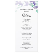 Elegante y hermosa acuarela floral Lilac Boho