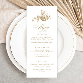 Menú Elegante y vintage Bouquet floral en un Boda de ce