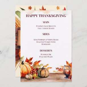 MENÚ ELEVATE YOUR THANKSGIVING MEAL WITH A STUNNING