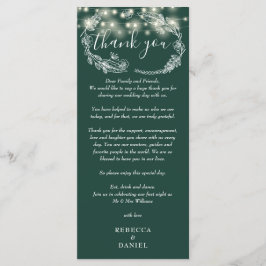 Menú Emerald Green String Lights (luces de cadena verde